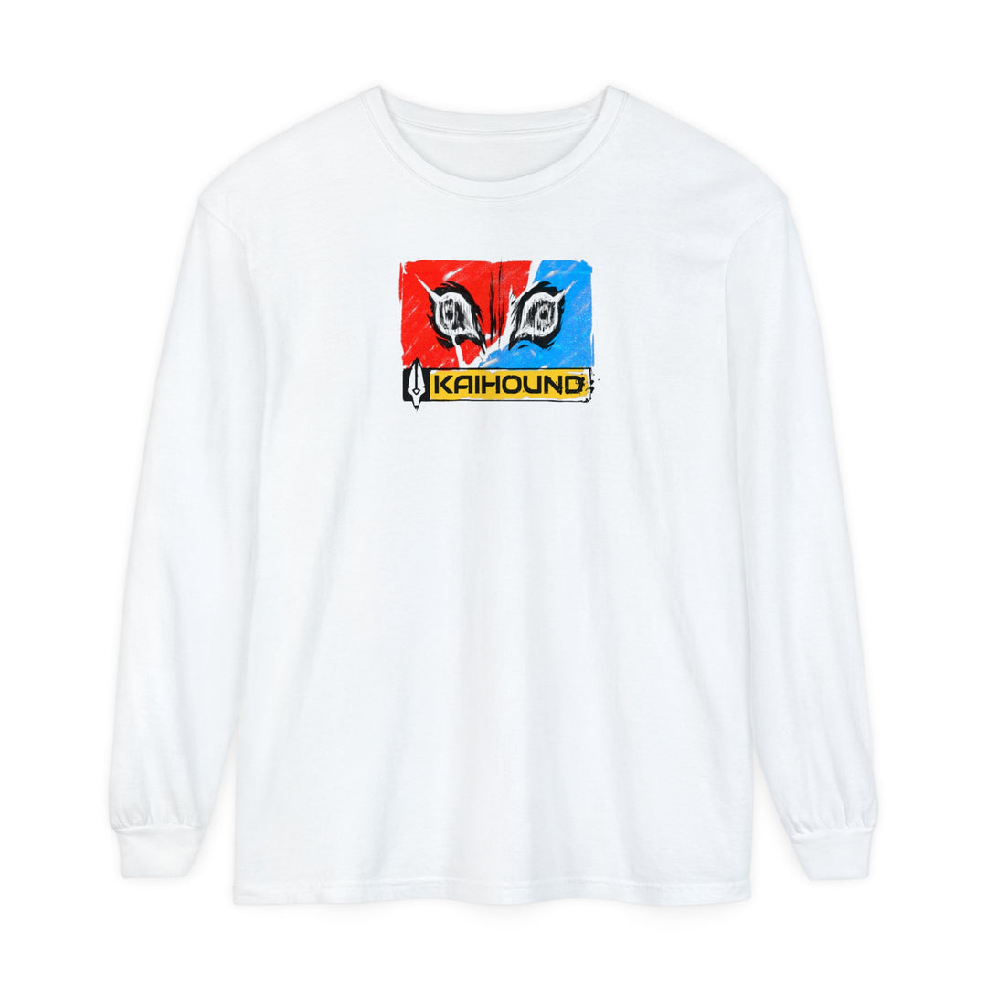 DON'T WORRY I'M FINE - WHITE LONG SLEEVE TEE