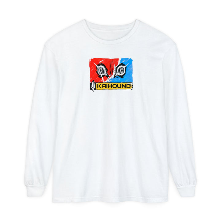 DON'T WORRY I'M FINE - WHITE LONG SLEEVE TEE