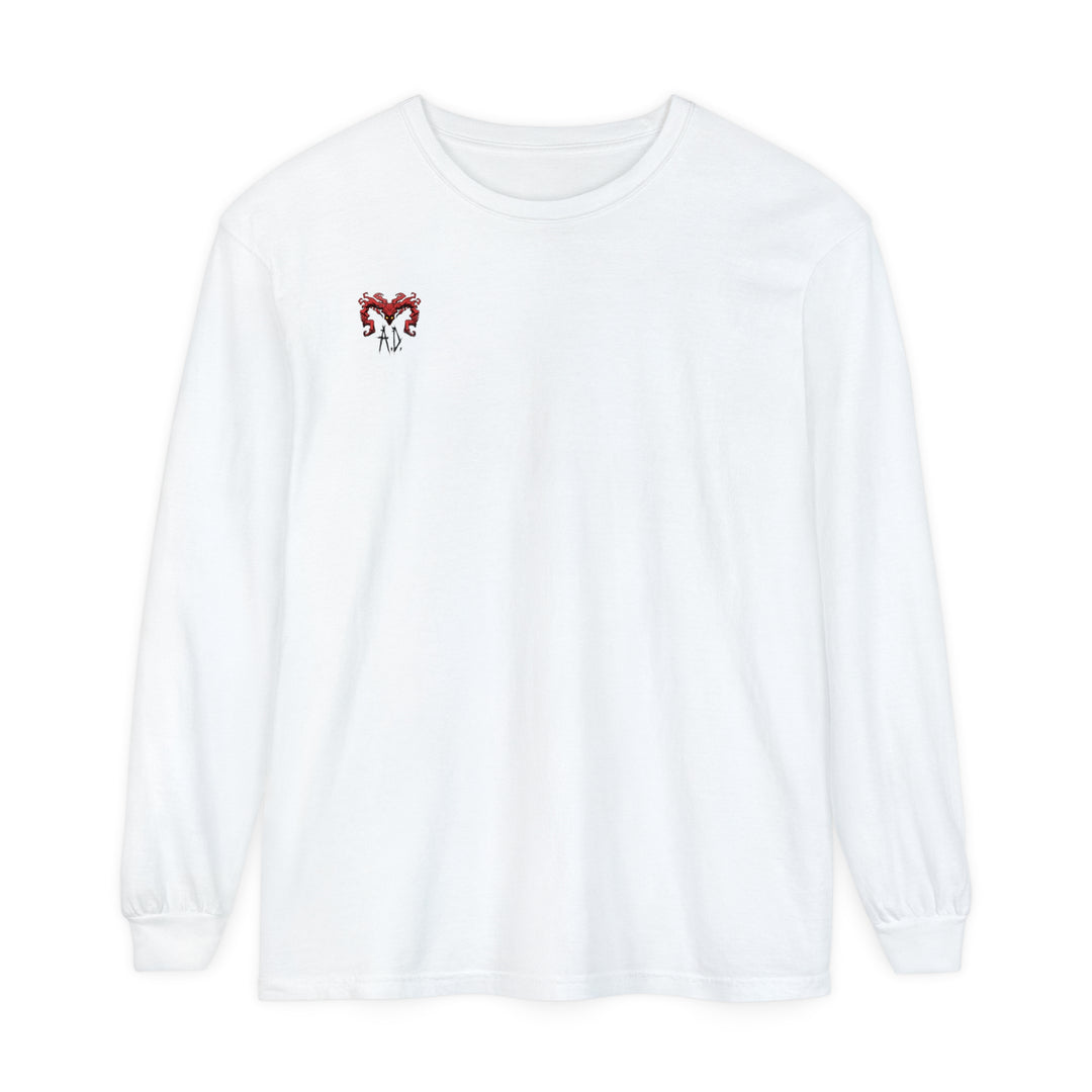 ABSOLUTE DOMINATION - WHITE LONG SLEEVE TEE