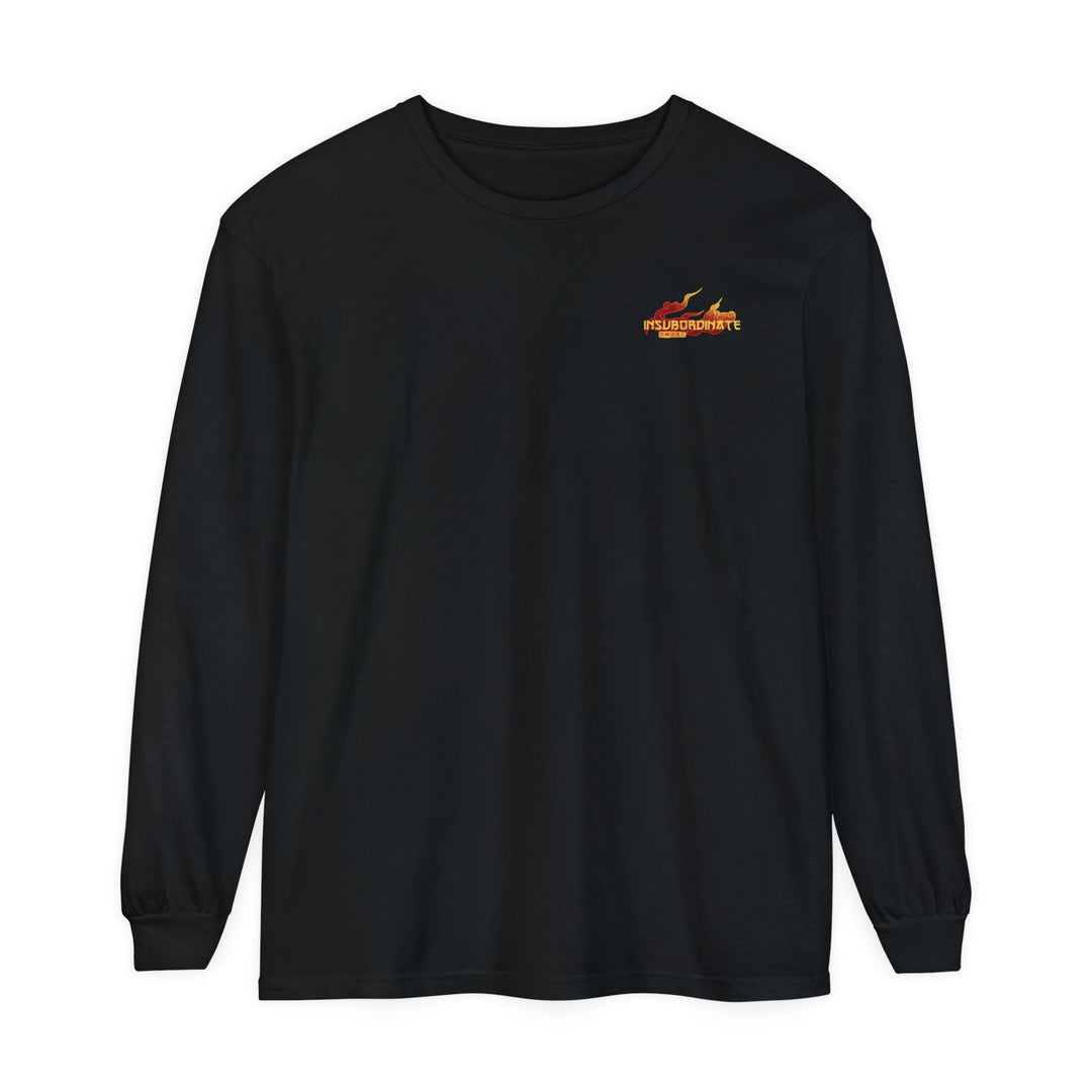 I WILL NOT SERVE - BLACK LONG SLEEVE TEE