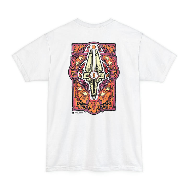 Shop the Classic Eyehound - White Long Tee at Kaihound