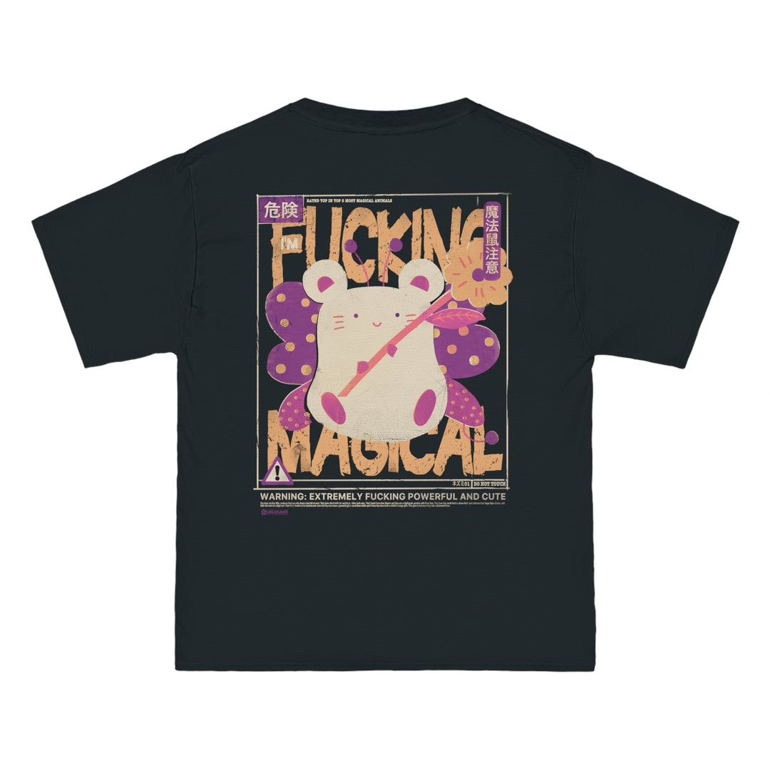 Unleash Your Magic with I'm Freaking Magical - Black Oversized Tee | Kaihound